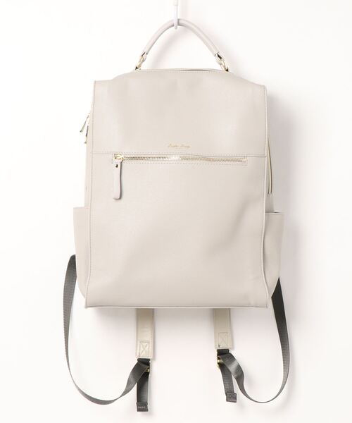 THE MORNING AFTER（ザ モーニング アフター）の「[ Legato Largo / レガートラルゴ ] PC収納リュック（バックパック/リュック・レディース・ライトグレー/キャメル/ブラック/オリーブ・ONE SIZE）」の3枚目の写真