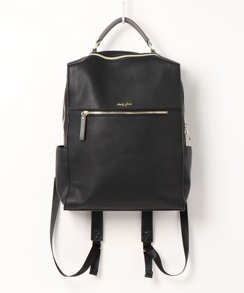 THE MORNING AFTER（ザ モーニング アフター）の「[ Legato Largo / レガートラルゴ ] PC収納リュック（バックパック/リュック・レディース・ライトグレー/キャメル/ブラック/オリーブ・ONE SIZE）」の2枚目の写真