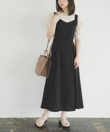 FREE'S MART | バックレースアップマキシジャンパースカート(ジャンパースカート)