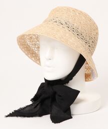 ラ・メゾンドリリス　　ハット　ブラウン　IENA IENA（イエナ）の「【La Maison de Lyllis/ラメゾンドリリス】 CLOCHE