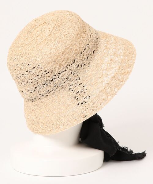 ラ・メゾンドリリス　　ハット　ブラウン　IENA La Maison de Lyllis/メゾンドリリス CLOCHE SCARF ハット