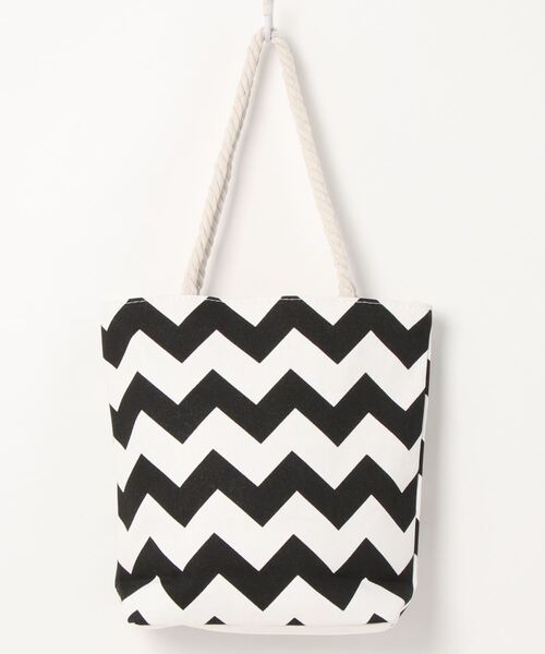 Anuenue（アヌエヌエ）の「ロープ紐マリンテイストトートバッグ（トートバッグ・レディース・ブラック/レッド/ブルー・FREE）」の12枚目の写真