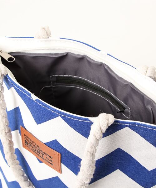 Anuenue（アヌエヌエ）の「ロープ紐マリンテイストトートバッグ（トートバッグ・レディース・ブラック/レッド/ブルー・FREE）」の4枚目の写真