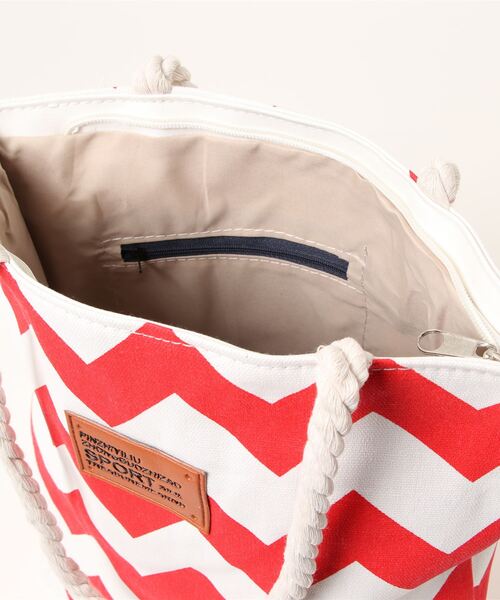 Anuenue（アヌエヌエ）の「ロープ紐マリンテイストトートバッグ（トートバッグ・レディース・ブラック/レッド/ブルー・FREE）」の11枚目の写真