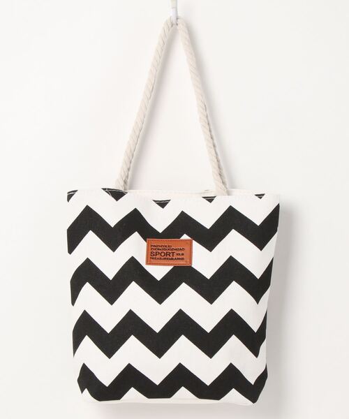 Anuenue（アヌエヌエ）の「ロープ紐マリンテイストトートバッグ（トートバッグ・レディース・ブラック/レッド/ブルー・FREE）」の8枚目の写真