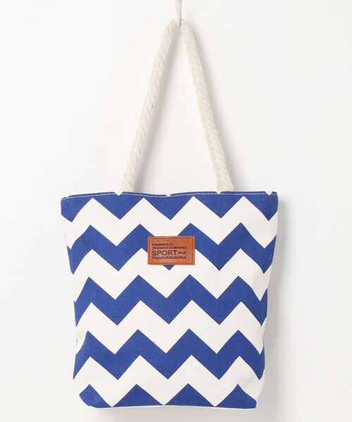 Anuenue（アヌエヌエ）の「ロープ紐マリンテイストトートバッグ（トートバッグ・レディース・ブラック/レッド/ブルー・FREE）」の10枚目の写真