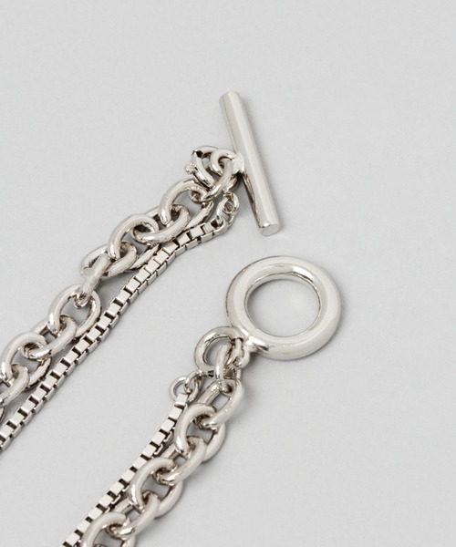 HARE（ハレ）の「コンビチェーンブレス(HARE)（ブレスレット・メンズ・シルバー系その他/シルバー・FREE）」の9枚目の写真