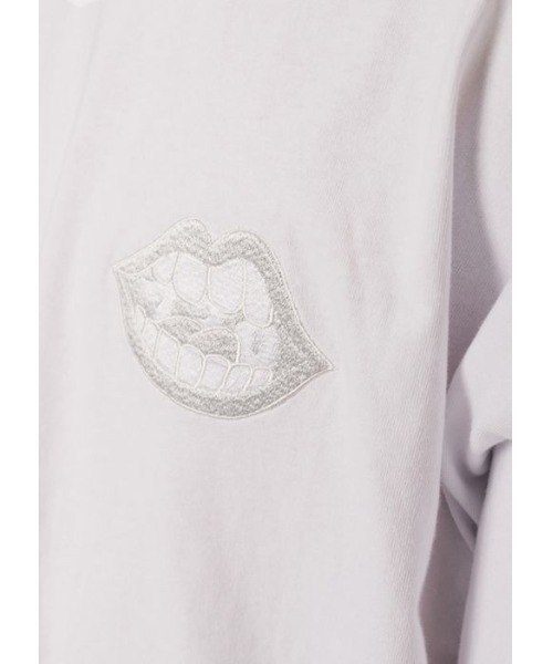 RE730（アールイーセブンサーティー）の「【RE730】なみおくん刺繍ビッグシルエットTシャツ（Tシャツ/カットソー・メンズ・オフホワイト/ブラック/ベージュ・MEDIUM/LARGE/X-LARGE）」の2枚目の写真