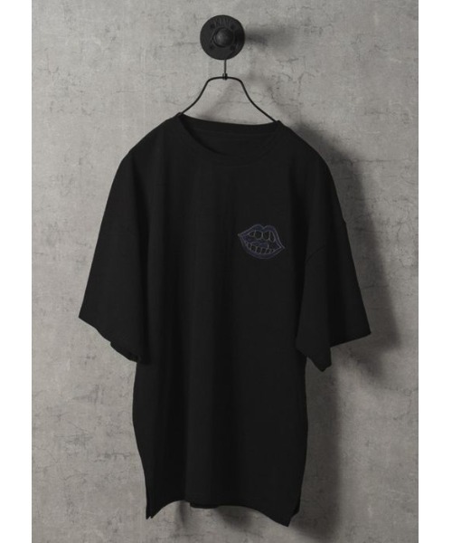 RE730（アールイーセブンサーティー）の「【RE730】なみおくん刺繍ビッグシルエットTシャツ（Tシャツ/カットソー・メンズ・オフホワイト/ブラック/ベージュ・MEDIUM/LARGE/X-LARGE）」の3枚目の写真