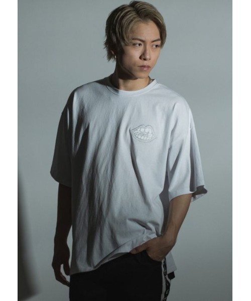RE730（アールイーセブンサーティー）の「【RE730】なみおくん刺繍ビッグシルエットTシャツ（Tシャツ/カットソー・メンズ・オフホワイト/ブラック/ベージュ・MEDIUM/LARGE/X-LARGE）」の19枚目の写真