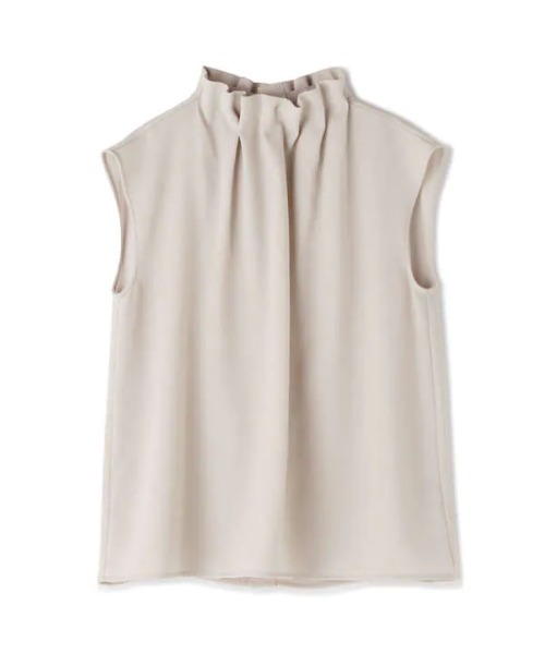 N.（N. Natural Beauty Basic）（エヌエヌナチュラルビューティーベーシック）の「【追加生産】◆ペーパーバックノースリーブブラウス（シャツ/ブラウス・レディース・ブラック/グレー/クリーム/カーキ・MEDIUM）」の12枚目の写真