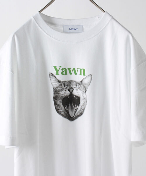 Tシャツ 猫プリントtシャツ CAT MONEY T-SHIRT アニマル cat