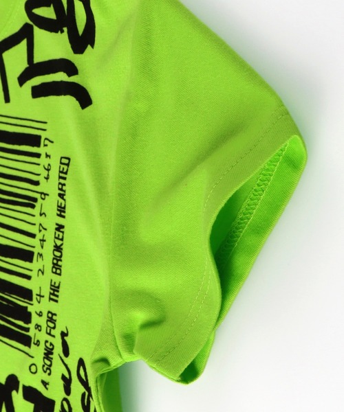RADCHAP（ラッドチャップ）の「【RADCHAPプチプラ】落書きプリント蛍光カラーTシャツ（Tシャツ/カットソー・キッズ・ライム/オレンジ・130cm/90cm/150cm/100cm/110cm/120cm/140cm）」の19枚目の写真