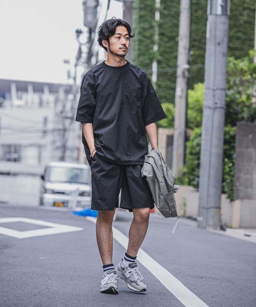 URBAN RESEARCH（アーバンリサーチ）の「AIR NYLON イージーショーツ（その他パンツ・メンズ・ブラック/ベージュ系その他・LARGE/MEDIUM）」の8枚目の写真
