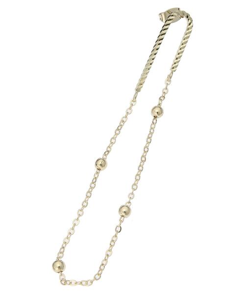 AMERICAN HOLIC（アメリカンホリック）の「メタルボールチェーンピアス（ピアス（両耳用）・レディース・シルバー/ゴールド・FREE）」の3枚目の写真