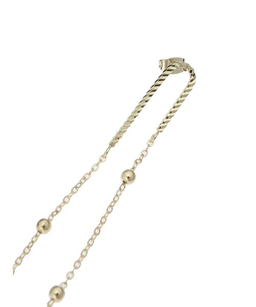 AMERICAN HOLIC（アメリカンホリック）の「メタルボールチェーンピアス（ピアス（両耳用）・レディース・シルバー/ゴールド・FREE）」の4枚目の写真