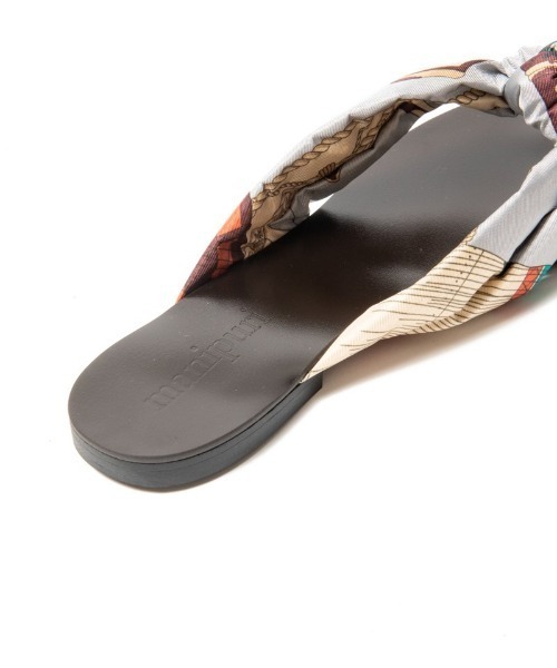 manipuri（マニプリ）の「マニプリ manipuri / トングサンダルグローボ（サンダル・レディース・ライトブルー/ブラウン・38/39/37）」の5枚目の写真