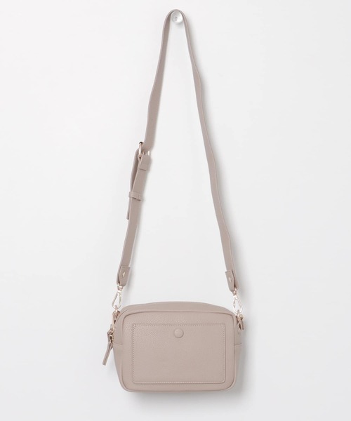 URBAN RESEARCH Sonny Label(アーバンリサーチサニーレーベル)の「2WAYミニスクエアショルダーバッグ(ショルダーバッグ・レディース・チャコールグレー/ブラック/キャメル・ONE)」の9枚目の写真