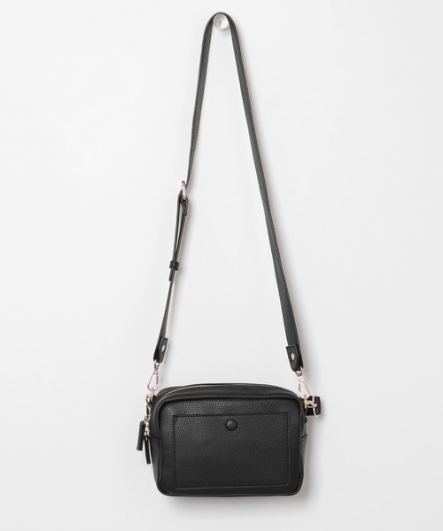 URBAN RESEARCH Sonny Label(アーバンリサーチサニーレーベル)の「2WAYミニスクエアショルダーバッグ(ショルダーバッグ・レディース・チャコールグレー/ブラック/キャメル・ONE)」の12枚目の写真