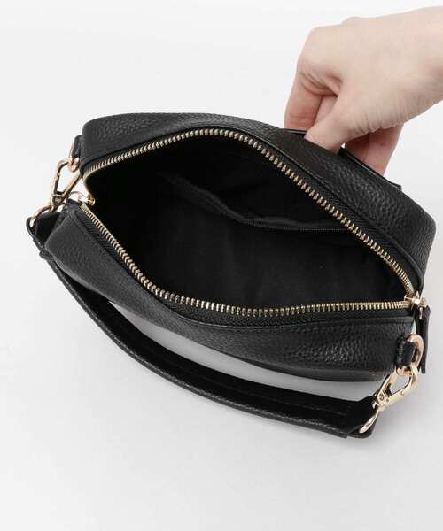 URBAN RESEARCH Sonny Label(アーバンリサーチサニーレーベル)の「2WAYミニスクエアショルダーバッグ(ショルダーバッグ・レディース・チャコールグレー/ブラック/キャメル・ONE)」の10枚目の写真