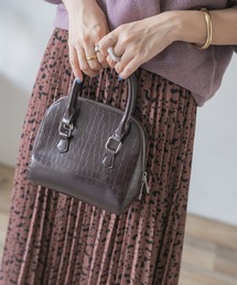 ITEMS URBANRESEARCH | クロコラウンドボストンバッグ(ボストンバッグ)