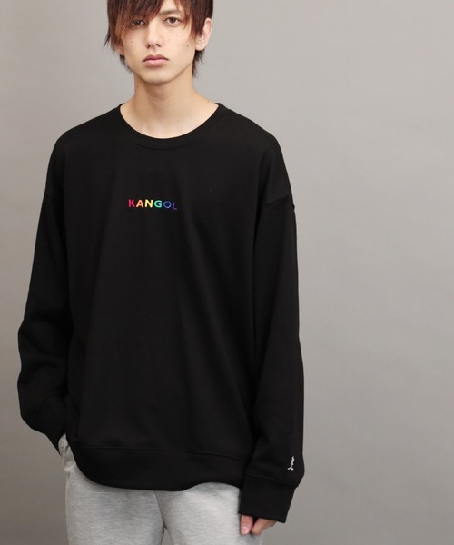 KANGOL(カンゴール)の「KANGOL / カンゴール 別注 コラボ オーバーサイズ トレーナー ヘビーウェイト 裏毛 スウェット(スウェット・メンズ・ホワイト/ブラック/ベージュ/ブルー/ホワイト系その他/ブラック系その他/ベージュ系その他/ブルー系その他/ホワイト系その他2/ホワイト系その他3/ブラック系その他2/ブラック系その他3/ベージュ系その他2/ブルー系その他2・SMALL/MEDIUM/LARGE/X-LARGE)」の6枚目の写真