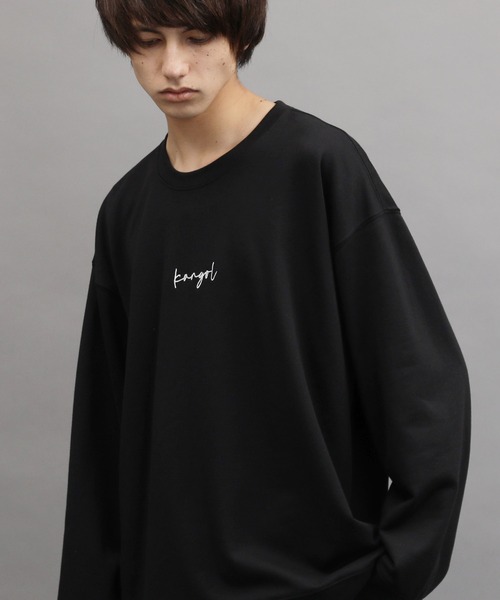 KANGOL(カンゴール)の「KANGOL / カンゴール 別注 コラボ オーバーサイズ トレーナー ヘビーウェイト 裏毛 スウェット(スウェット・メンズ・ホワイト/ブラック/ベージュ/ブルー/ホワイト系その他/ブラック系その他/ベージュ系その他/ブルー系その他/ホワイト系その他2/ホワイト系その他3/ブラック系その他2/ブラック系その他3/ベージュ系その他2/ブルー系その他2・SMALL/MEDIUM/LARGE/X-LARGE)」の8枚目の写真