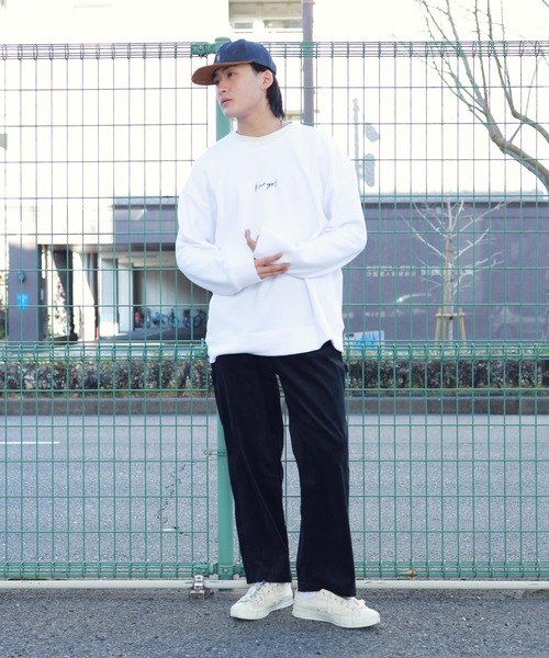 KANGOL(カンゴール)の「KANGOL / カンゴール 別注 コラボ オーバーサイズ トレーナー ヘビーウェイト 裏毛 スウェット(スウェット・メンズ・ホワイト/ブラック/ベージュ/ブルー/ホワイト系その他/ブラック系その他/ベージュ系その他/ブルー系その他/ホワイト系その他2/ホワイト系その他3/ブラック系その他2/ブラック系その他3/ベージュ系その他2/ブルー系その他2・SMALL/MEDIUM/LARGE/X-LARGE)」の16枚目の写真