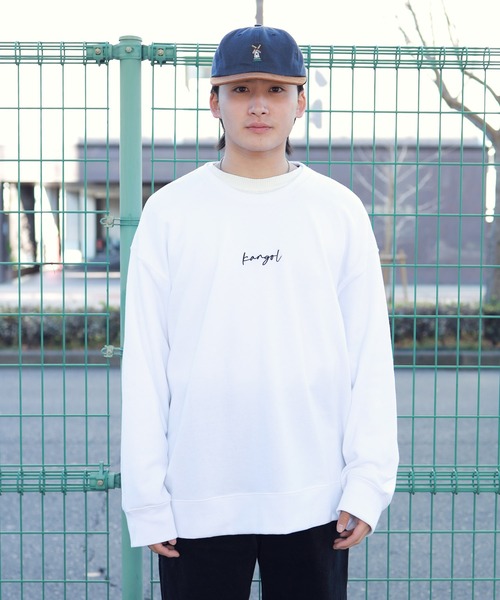 KANGOL(カンゴール)の「KANGOL / カンゴール 別注 コラボ オーバーサイズ トレーナー ヘビーウェイト 裏毛 スウェット(スウェット・メンズ・ホワイト/ブラック/ベージュ/ブルー/ホワイト系その他/ブラック系その他/ベージュ系その他/ブルー系その他/ホワイト系その他2/ホワイト系その他3/ブラック系その他2/ブラック系その他3/ベージュ系その他2/ブルー系その他2・SMALL/MEDIUM/LARGE/X-LARGE)」の18枚目の写真