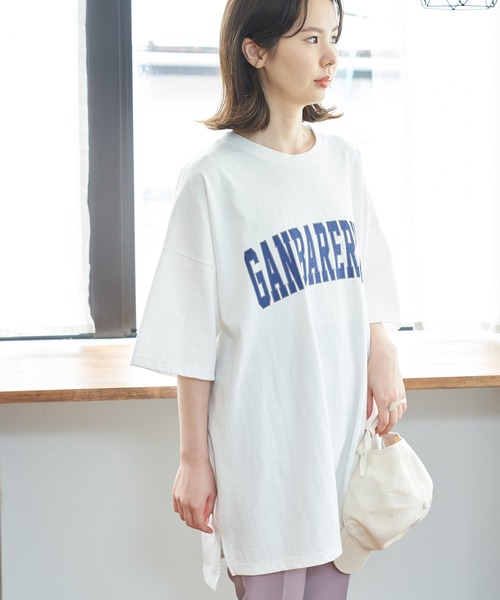 ROPE' PICNIC(ロペピクニック)の「【ガンバレルーヤ×ROPE' PICNIC】カレッジロゴBIG Tシャツ(Tシャツ/カットソー・レディース・ホワイト/ピンク/イエロー・38)」の15枚目の写真