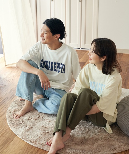 ROPE' PICNIC(ロペピクニック)の「【ガンバレルーヤ×ROPE' PICNIC】カレッジロゴBIG Tシャツ(Tシャツ/カットソー・レディース・ホワイト/ピンク/イエロー・38)」の14枚目の写真