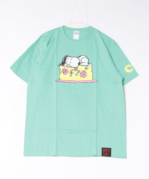 PEANUTS(ピーナッツ)の「【 PEANUTS / NOSTALGICA 】 スヌーピー Tシャツ Type B(Tシャツ/カットソー・レディース・ホワイト/ブラック/ブルー/グリーン/ホワイト系その他/ブラック系その他/ブラック系その他2/ブラック系その他3・MEDIUM/LARGE)」の7枚目の写真