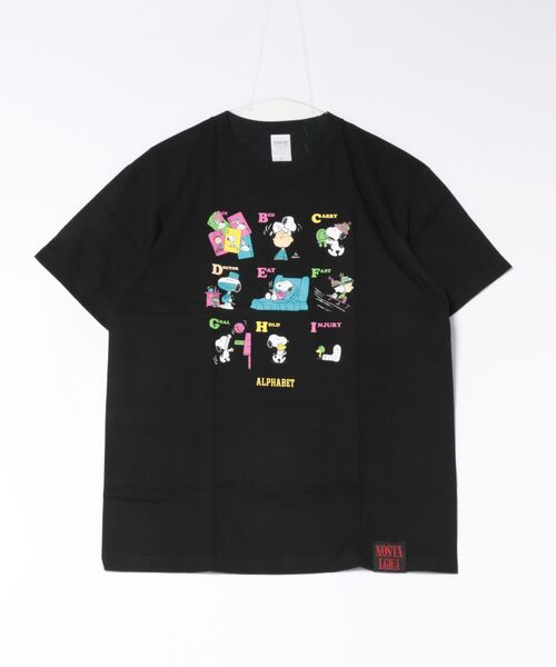 PEANUTS(ピーナッツ)の「【 PEANUTS / NOSTALGICA 】 スヌーピー Tシャツ Type B(Tシャツ/カットソー・レディース・ホワイト/ブラック/ブルー/グリーン/ホワイト系その他/ブラック系その他/ブラック系その他2/ブラック系その他3・MEDIUM/LARGE)」の6枚目の写真