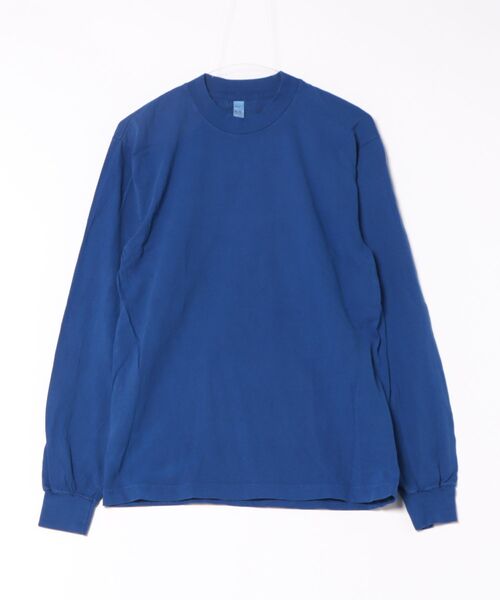 LOS ANGELES APPAREL（ロサンゼルスアパレル）の「【LOS ANGELES APPAREL】LA APPAREL 6.5oz GARMENT DYED CREW L/S TEE - 6.5オンス ガーメントダイ クルーネックTシャツ長袖（Tシャツ/カットソー・レディース・ホワイト/ブラック/グレー/ゴールド/グリーン/オレンジ/ブルー・X-LARGE/LARGE/SMALL）」の6枚目の写真