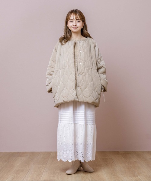 flower(フラワー)の「フェミニンルーズニット(ニット/セーター・レディース・ベージュ/ブラウン/アイボリー・FREE)」の21枚目の写真