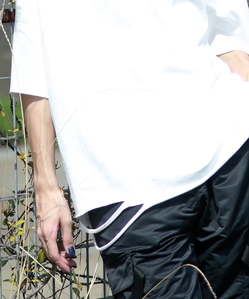 Espina（エスピナ）の「エンブロイダリーダメージTシャツ（Tシャツ/カットソー・メンズ・ホワイト/ブラック・FREE）」の7枚目の写真