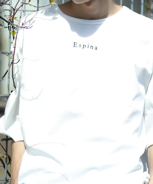 Espina（エスピナ）の「エンブロイダリーダメージTシャツ（Tシャツ/カットソー・メンズ・ホワイト/ブラック・FREE）」の6枚目の写真