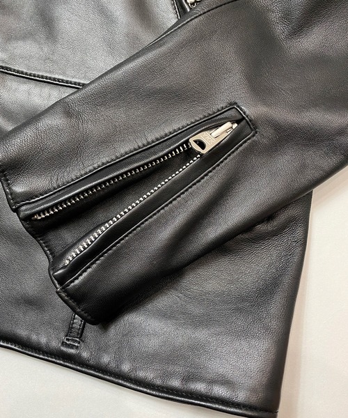 JACKROSE（ジャックローズ）の「JE LAMB LEATHER DOUBLE RIDERS JE