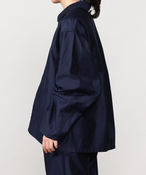 blurhms（ブラームス）の「【blurhmsROOTSTOCK】モールスキンワークジャケット WOMEN（カバーオール・レディース・ブルー系その他5・2）」の10枚目の写真