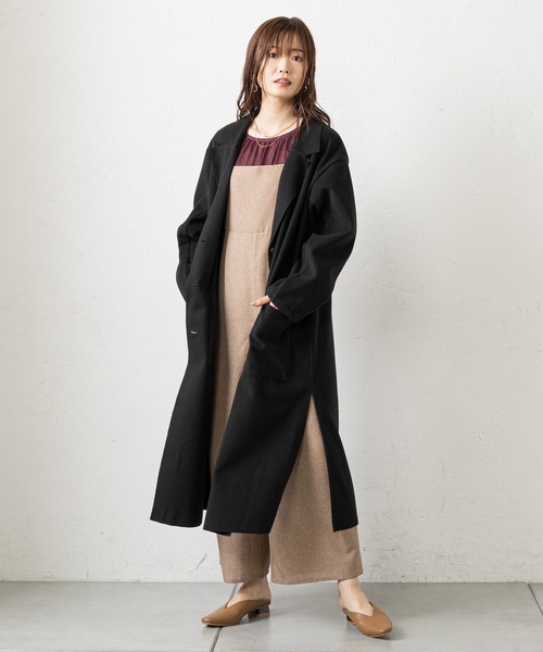 prose verse（プロズヴェール）の「バックタックシングルテーラーコート（チェスターコート・レディース・アイボリー/イエロー/ブラック/モカ・LARGE/MEDIUM）」の18枚目の写真