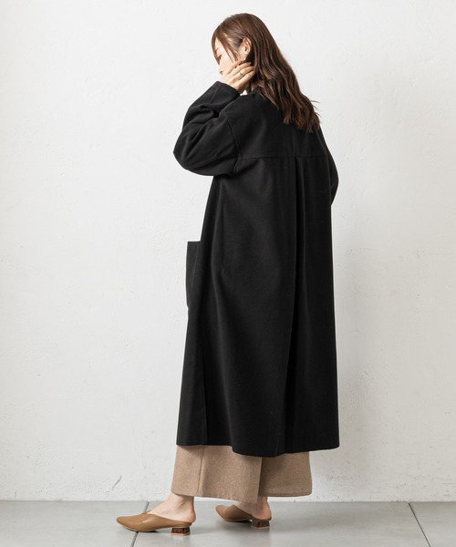 prose verse（プロズヴェール）の「バックタックシングルテーラーコート（チェスターコート・レディース・アイボリー/イエロー/ブラック/モカ・LARGE/MEDIUM）」の21枚目の写真