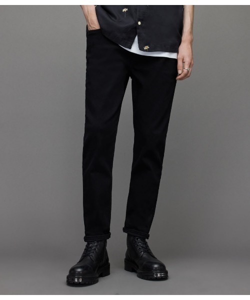 ALLSAINTS（オールセインツ）の「DEAN CROPPED SLIM JEANS, JET BLACK