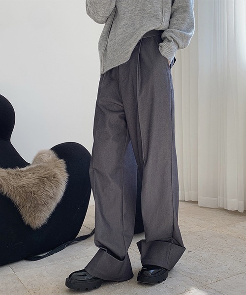 chuclla（チュクラ）の「【chuclla】【2021/AW】Rolle up wide pants chw21a067（その他パンツ・レディース・レンガ/グレー・S/M/L）」の19枚目の写真