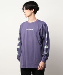 【BEN DAVIS/ ベンデイビス】袖プリント ロゴ ロンT / 長袖Tシャツ