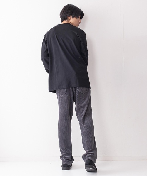 BEN DAVIS（ベンデイビス）の「【BEN DAVIS/ ベンデイビス】袖プリント ロゴ ロンT / 長袖Tシャツ（Tシャツ/カットソー・メンズ・ホワイト/ピンク/ホワイト系その他/パープル/グリーン/ブラック/オレンジ/ブラック系その他・X-LARGE/LARGE/MEDIUM）」の11枚目の写真
