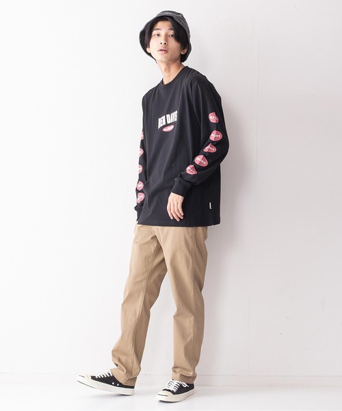 BEN DAVIS（ベンデイビス）の「【BEN DAVIS/ ベンデイビス】袖プリント ロゴ ロンT / 長袖Tシャツ（Tシャツ/カットソー・メンズ・ホワイト/ピンク/ホワイト系その他/パープル/グリーン/ブラック/オレンジ/ブラック系その他・X-LARGE/LARGE/MEDIUM）」の16枚目の写真