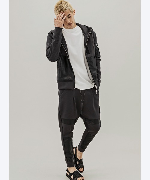 mp9423-STRICH LEATHER JOGGER PT パンツ パンツ（その他パンツ）｜C 