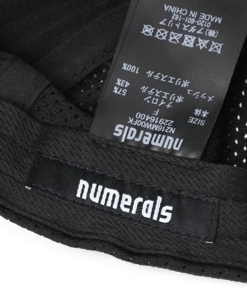 NUMERALS（ヌメラルズ）の「[NUMERALS]メッシュ切り替えショートキャップ（キャップ・メンズ・ブラック/ベージュ・FREE）」の13枚目の写真