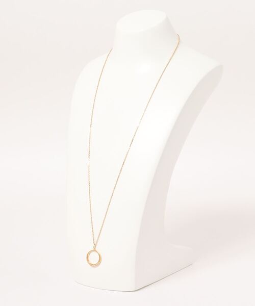 PAS TIERRA（パティエラ）の「【Carillon】ムーンロングネックレス(70cm)（ネックレス・レディース・イエローゴールド・FREE）」の3枚目の写真