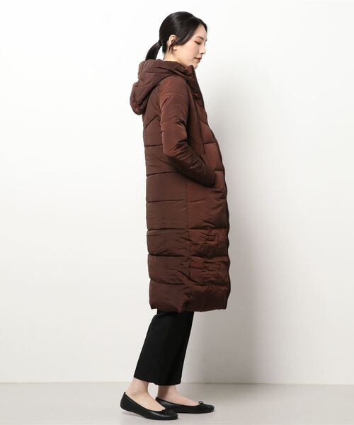 Ritzy（リッツィー）の「防寒 中綿 ロング ダウンコート（ダウンジャケット/コート・レディース・ブラック/ベージュ/ブラウン/グレー/カーキ/キャメル・M/L）」の7枚目の写真